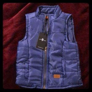 NWT Seven for all Mankind toddlers insulated vest